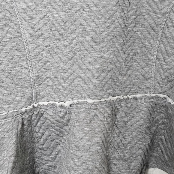 TORRID Gray Peplum Zip Up Fleece Jacket Size 2 - Picture 5 of 8